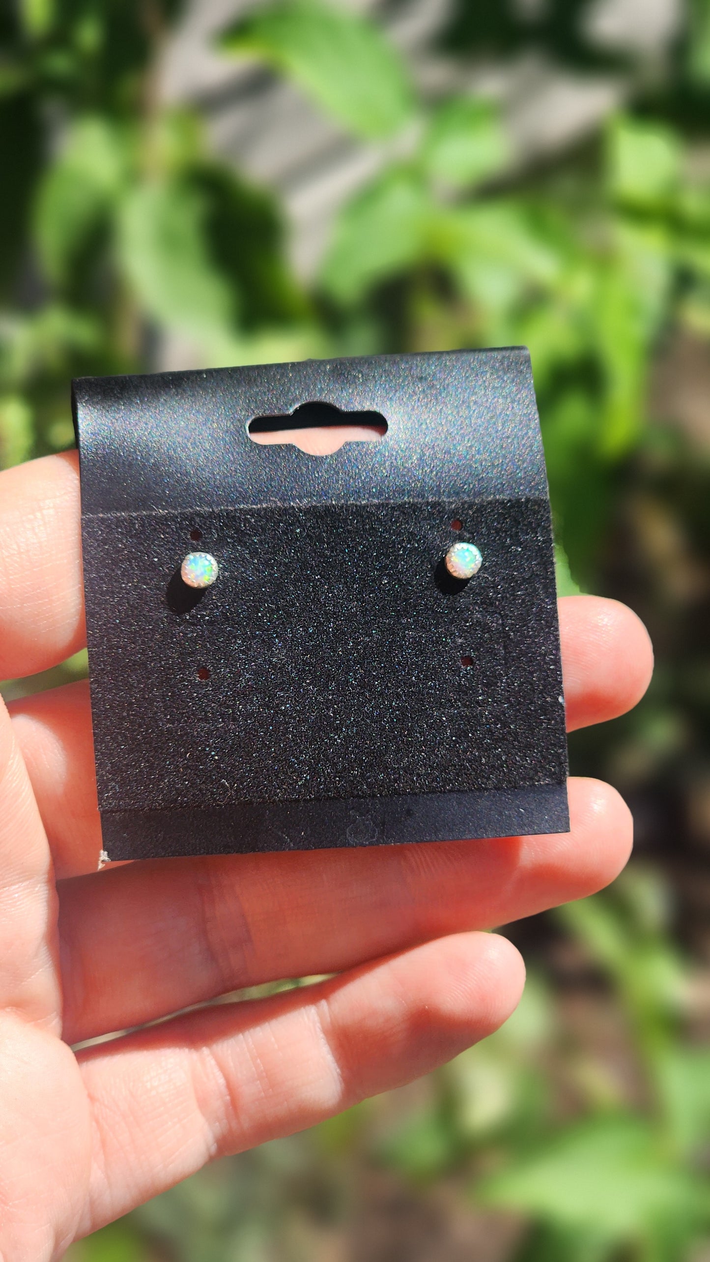 Sterling Silver Navajo 3mm Turquoise studs, Coral studs or Opal studs